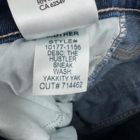 NEW MOTHER The Hustler Heel Fray in Yakkity Yak size 24 B1746 - Picture 9 of 9